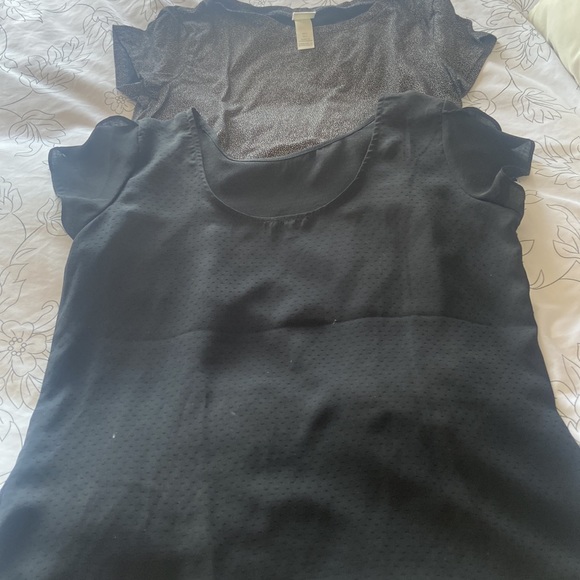 Two black shades tops - great condition barely worn - Picture 2 of 4